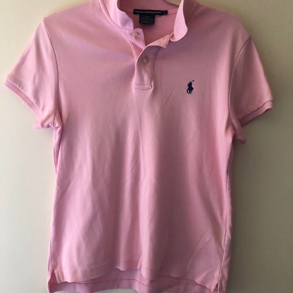Ralph Lauren Sport Pink Shirt. The material is so soft and comfortable